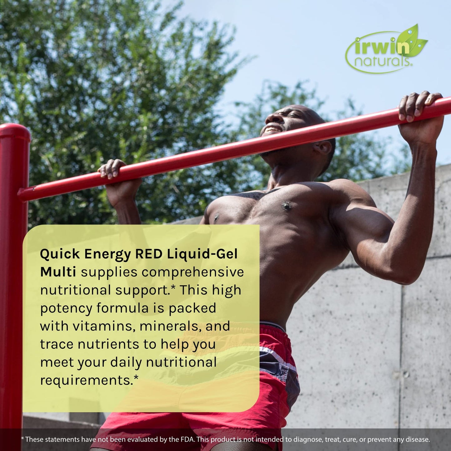 Irwin Naturals superalimentos y aceites en multivitamínico líquido rojo
