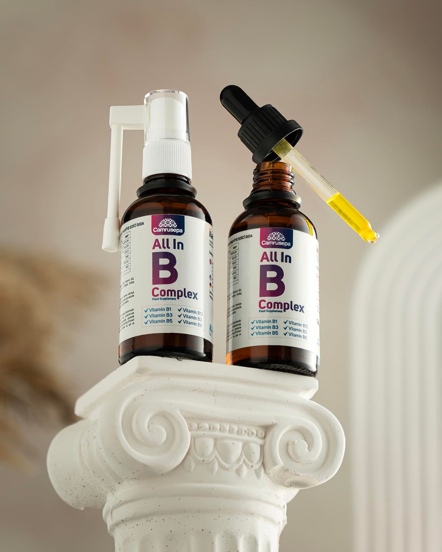 Isometría botella spray Camrusepa complejo B vitaminas