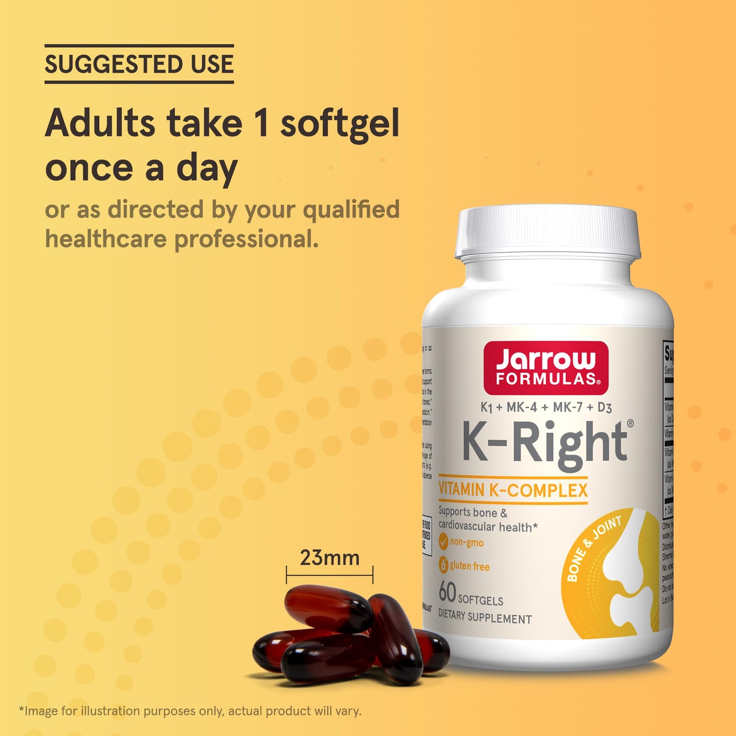 Jarrow Formulas caja lateral suplemento vitamina K