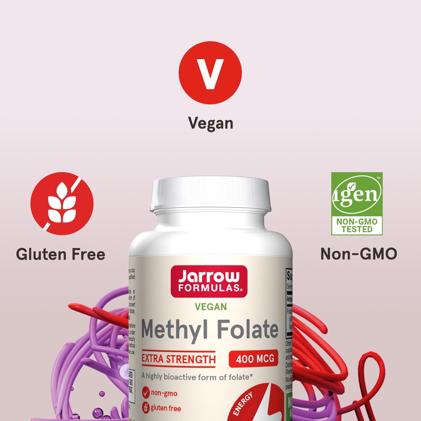 Instrucciones para Jarrow Methyl Folate