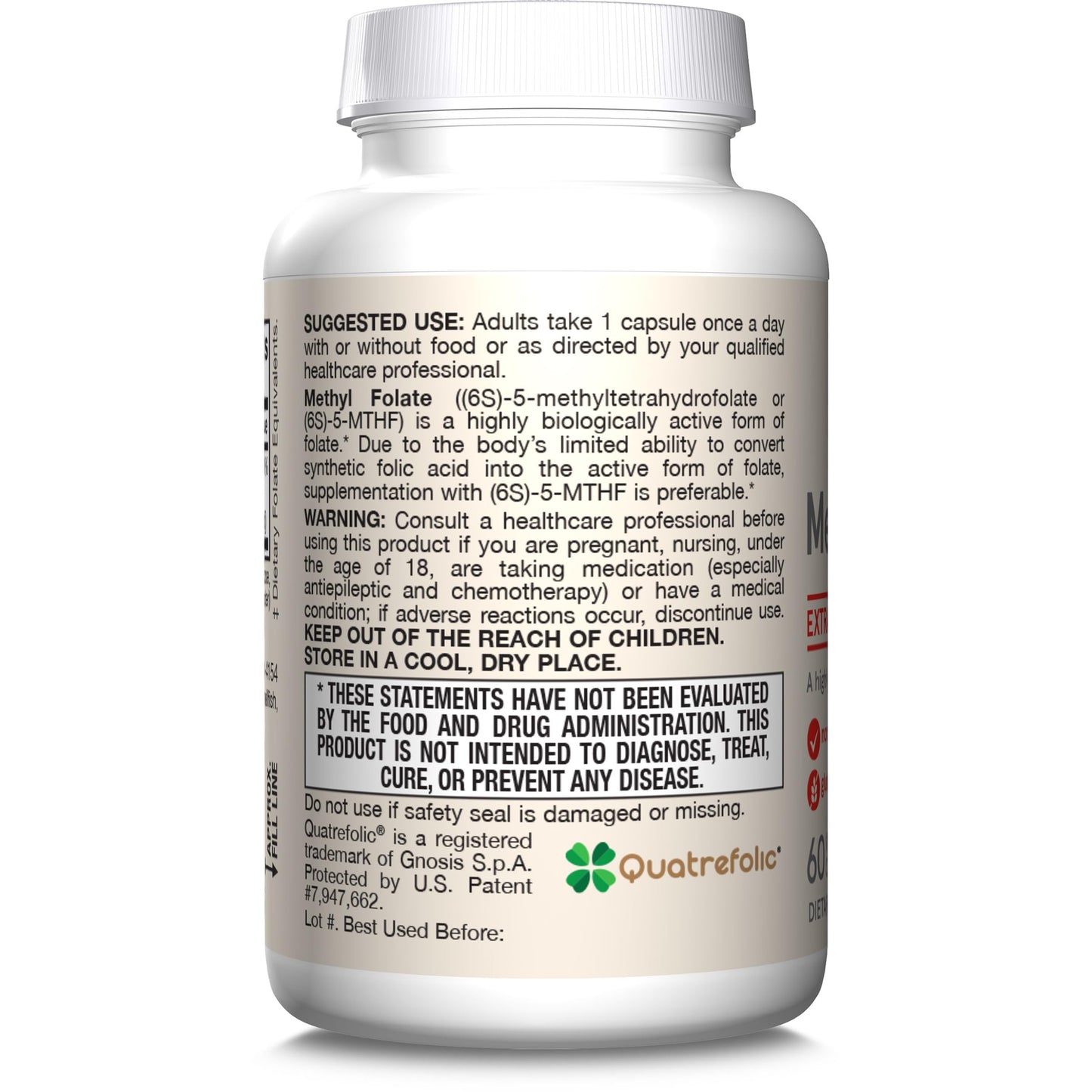 Paquete de 12 Jarrow Methyl Folate
