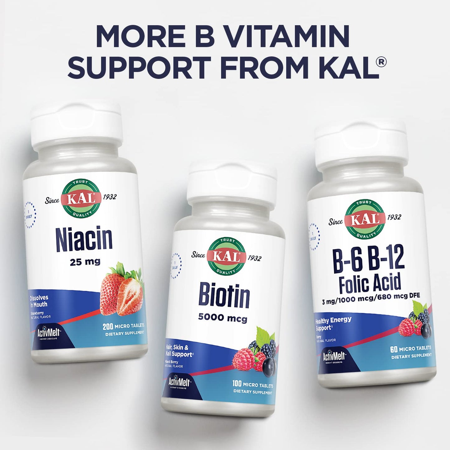 Cápsulas b12 kal sabor fresa fácil de tomar