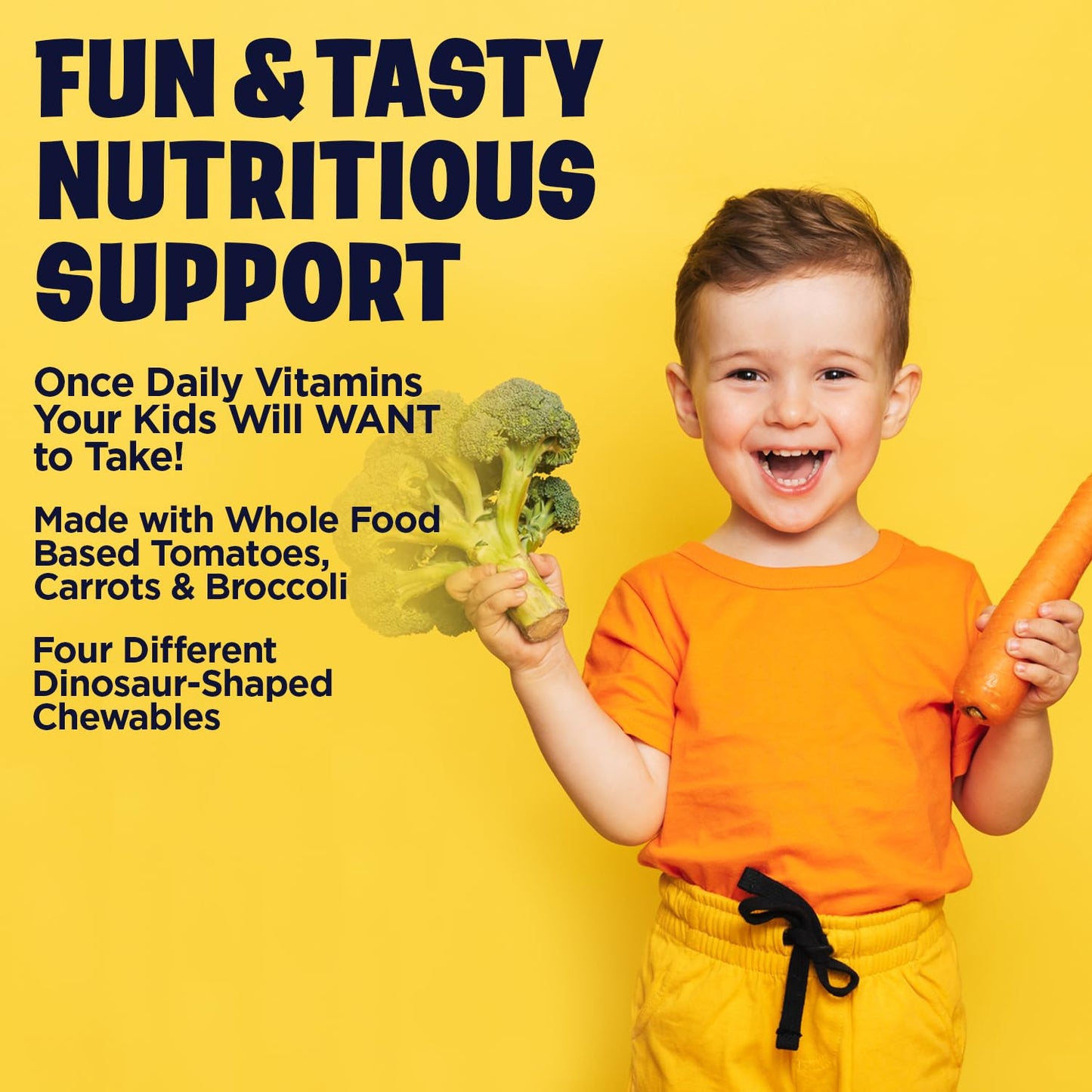 Multivitaminas niños KAL en forma de dinosaurio