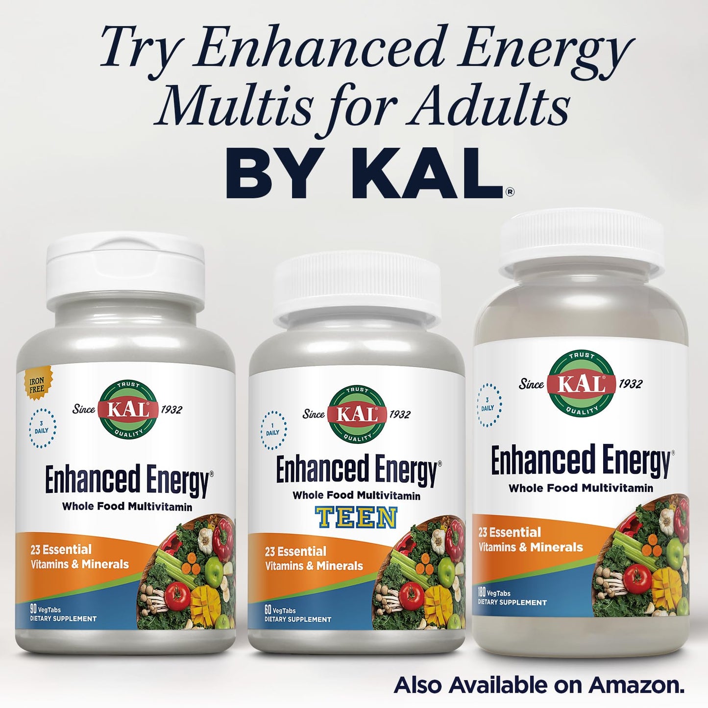 Prueba el multivitamínico KAL para adolescentes y adultos