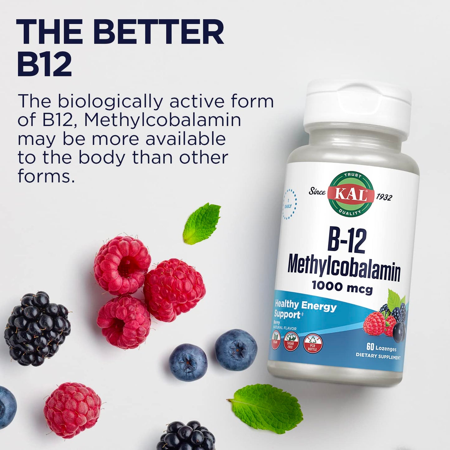 KAL Vitamina B12 Metilcobalamina caja frontal