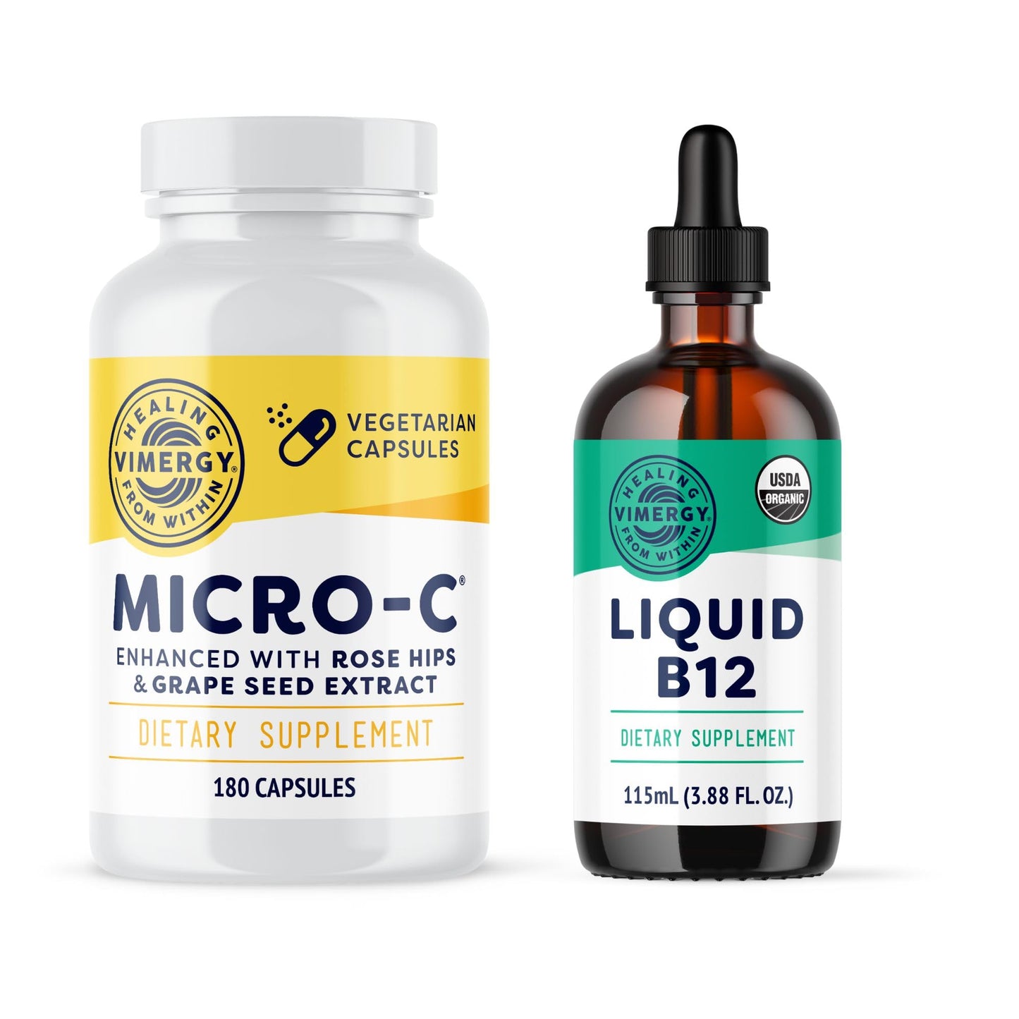 Kit Vimergy con micro-c cápsulas y b12 líquida