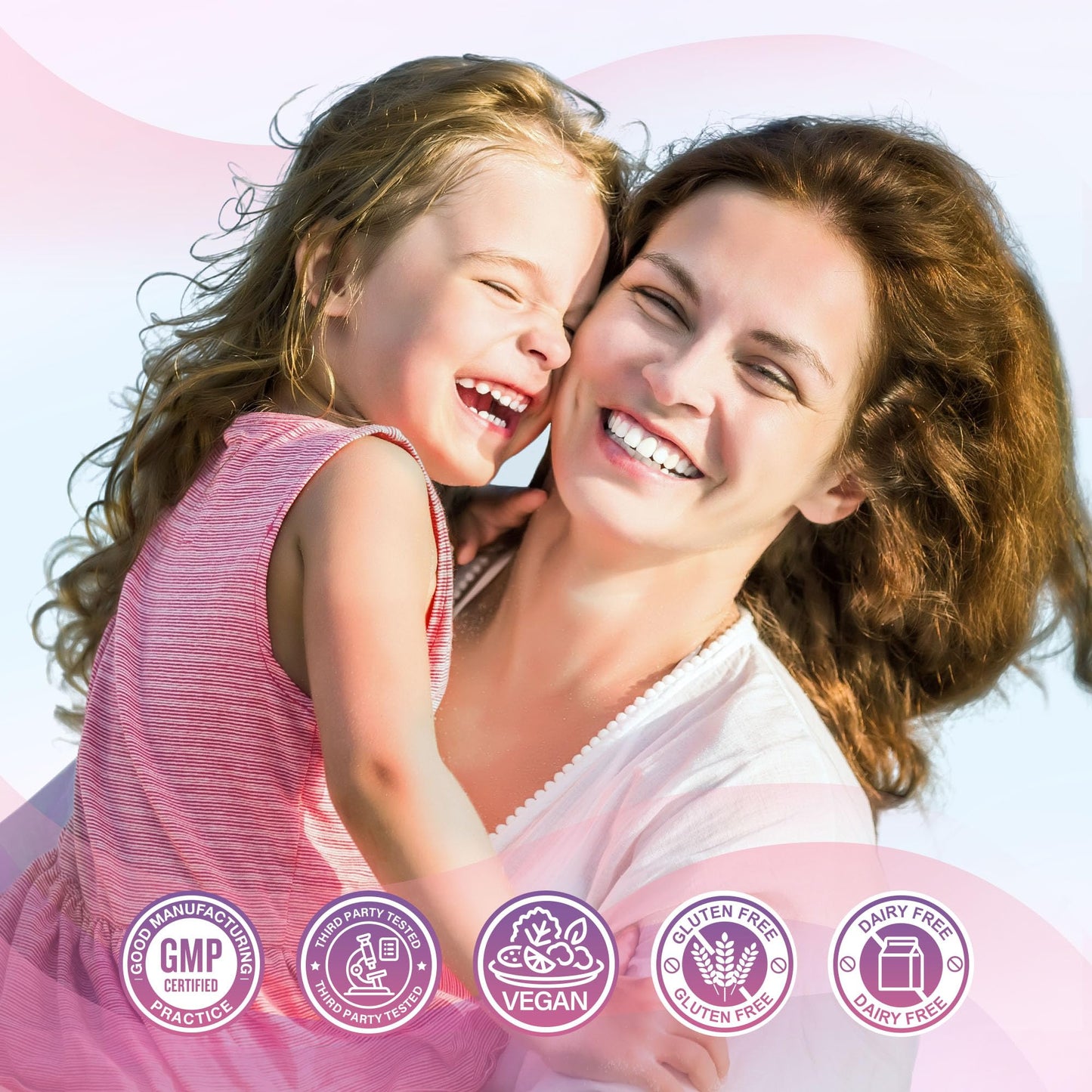 Frasco y cápsulas suplemento Lazpowfi inositol para PCOS mujer