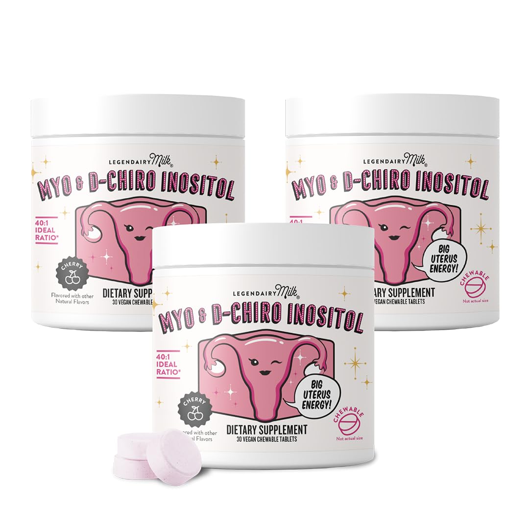 Tabletas masticables de inositol puro Legendairy Milk