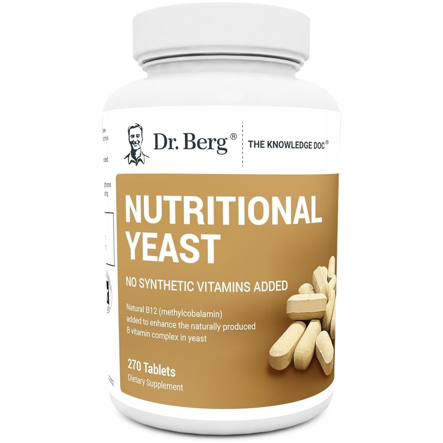 Levadura nutricional Dr Berg suplemento vitamina B12 y complejo B