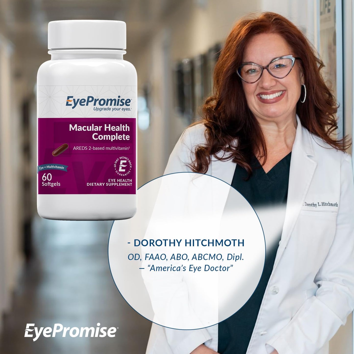 Líder en salud ocular EyePromise con doctor