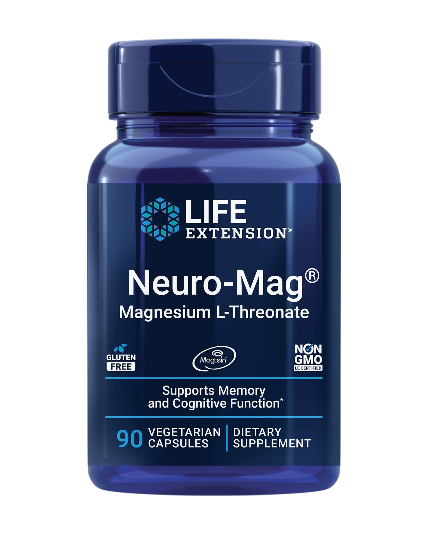 Life Extension magnesio l-treonato potente para cerebro