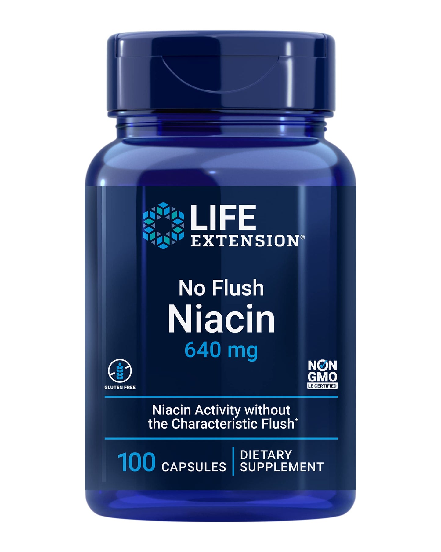 Life Extension Niacina sin enrojecimiento suplemento cardiovascular