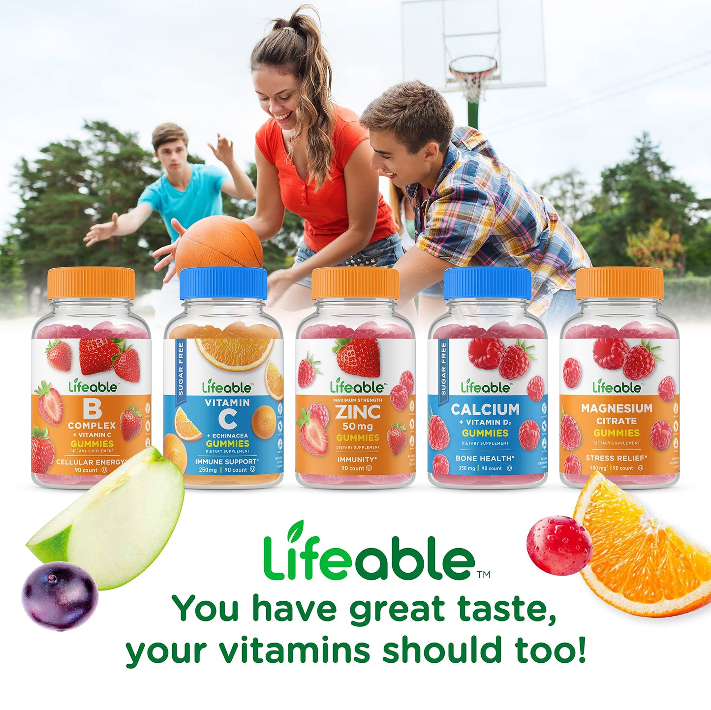 Lifeable gomitas Vitamina D y Fosfatidilserina para adultos