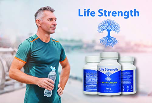 LifeStrength L-Metilfolato suplemento para energía y ánimo