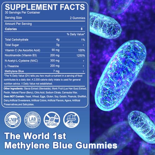 LILICARE numerosa variedad gominolas multivitaminas y metileno azul