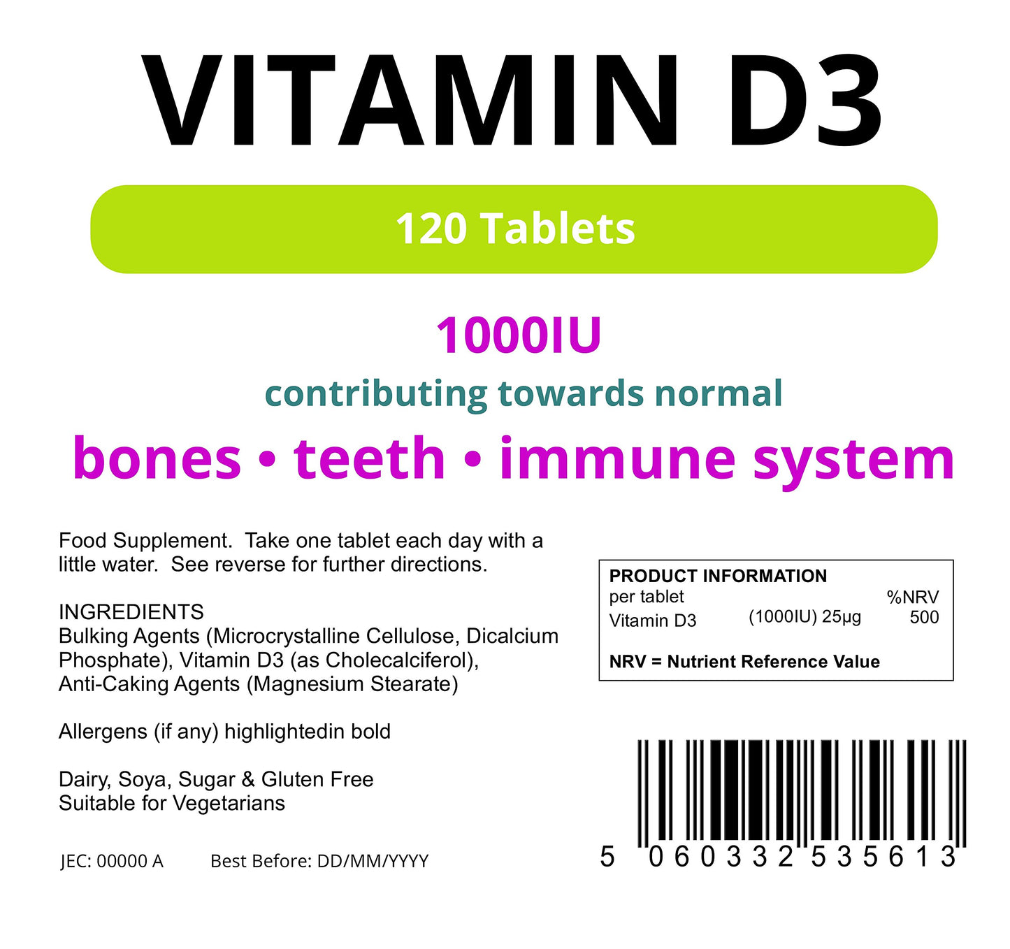 Lindens cápsulas vitamina d3 para mejorar ánimo y salud