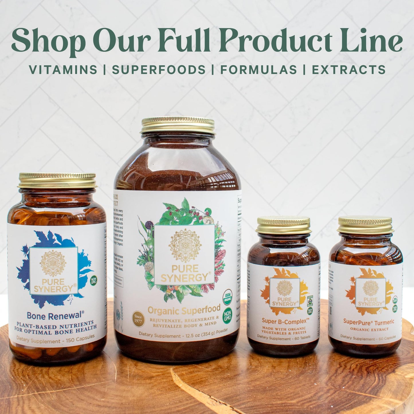 Línea completa productos PURE SYNERGY