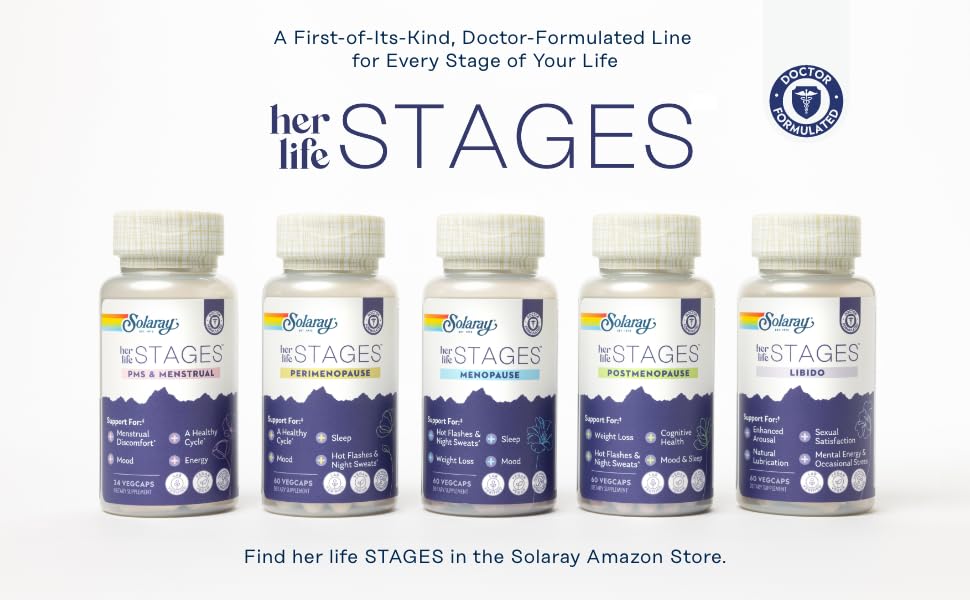 Línea de productos SOLARAY her life STAGES