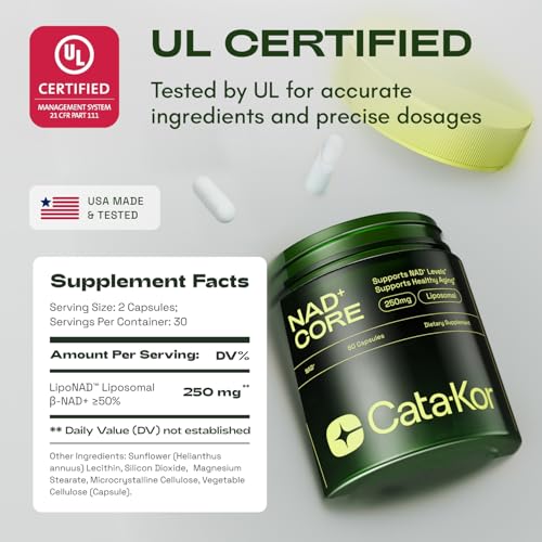 LipoNAD 250mg para apoyo celular y anti-edad