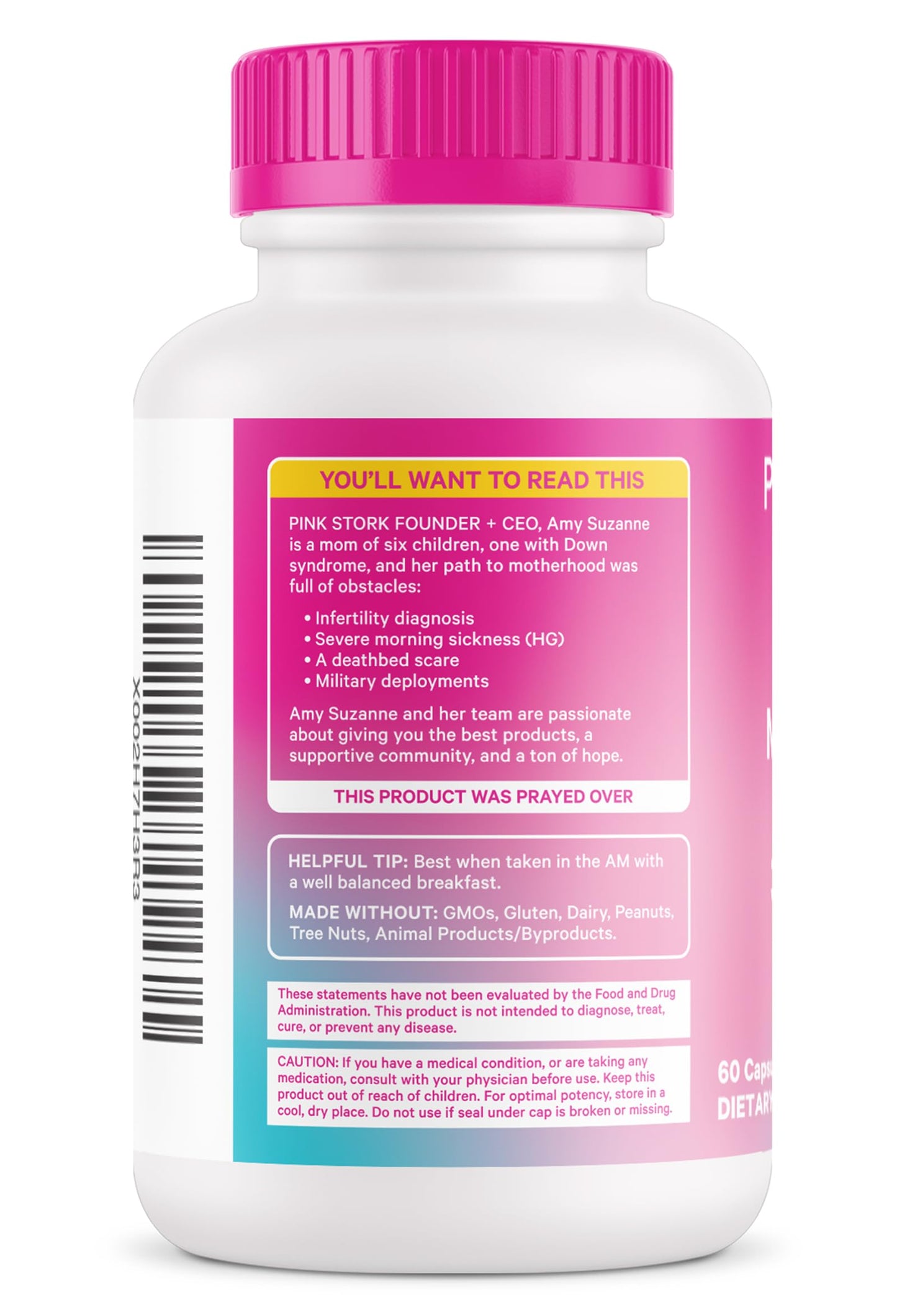 Logo Pink Stork en suplemento fertildad inositol