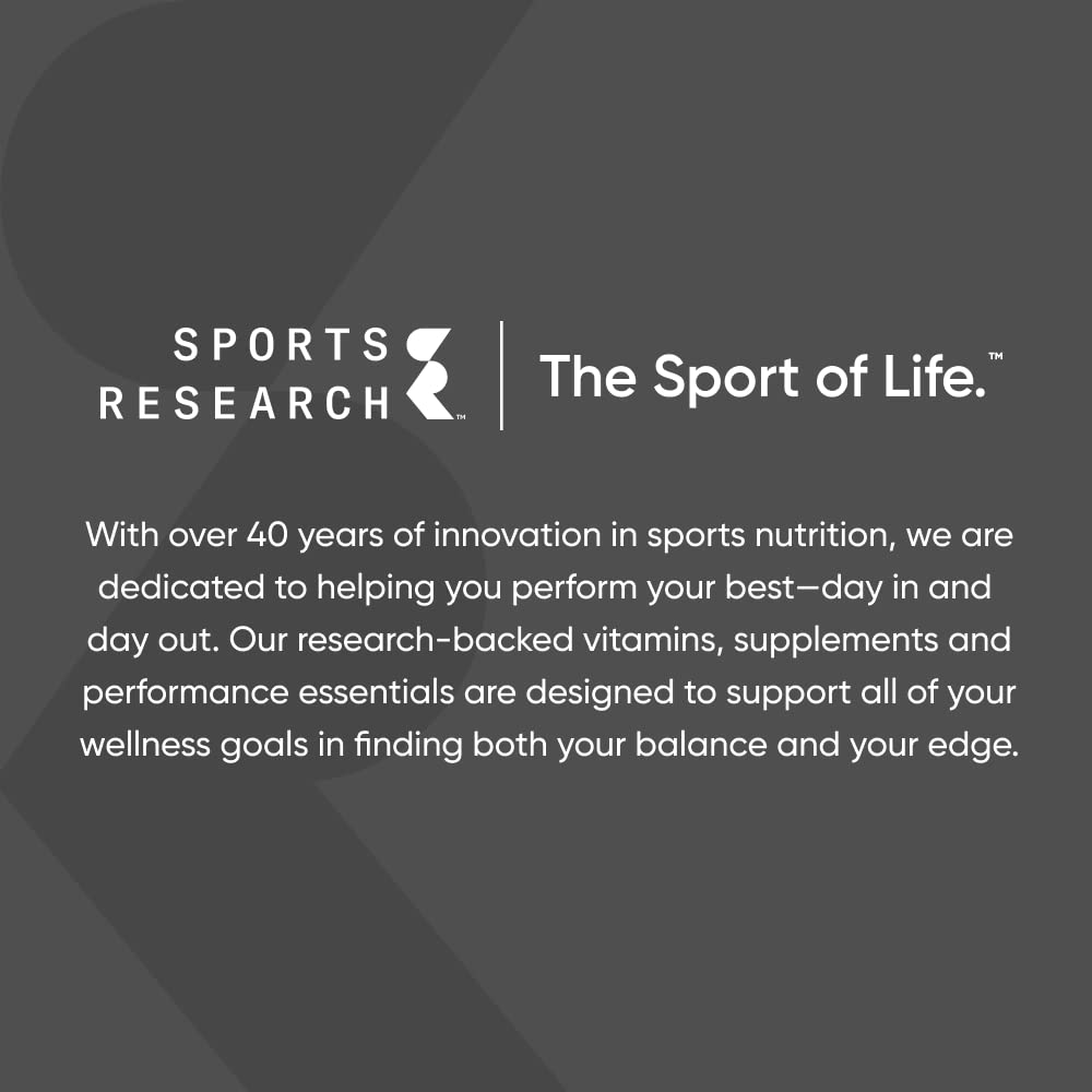 Logo Sports Research producto vitamina D3 5000 UI con aceite de coco