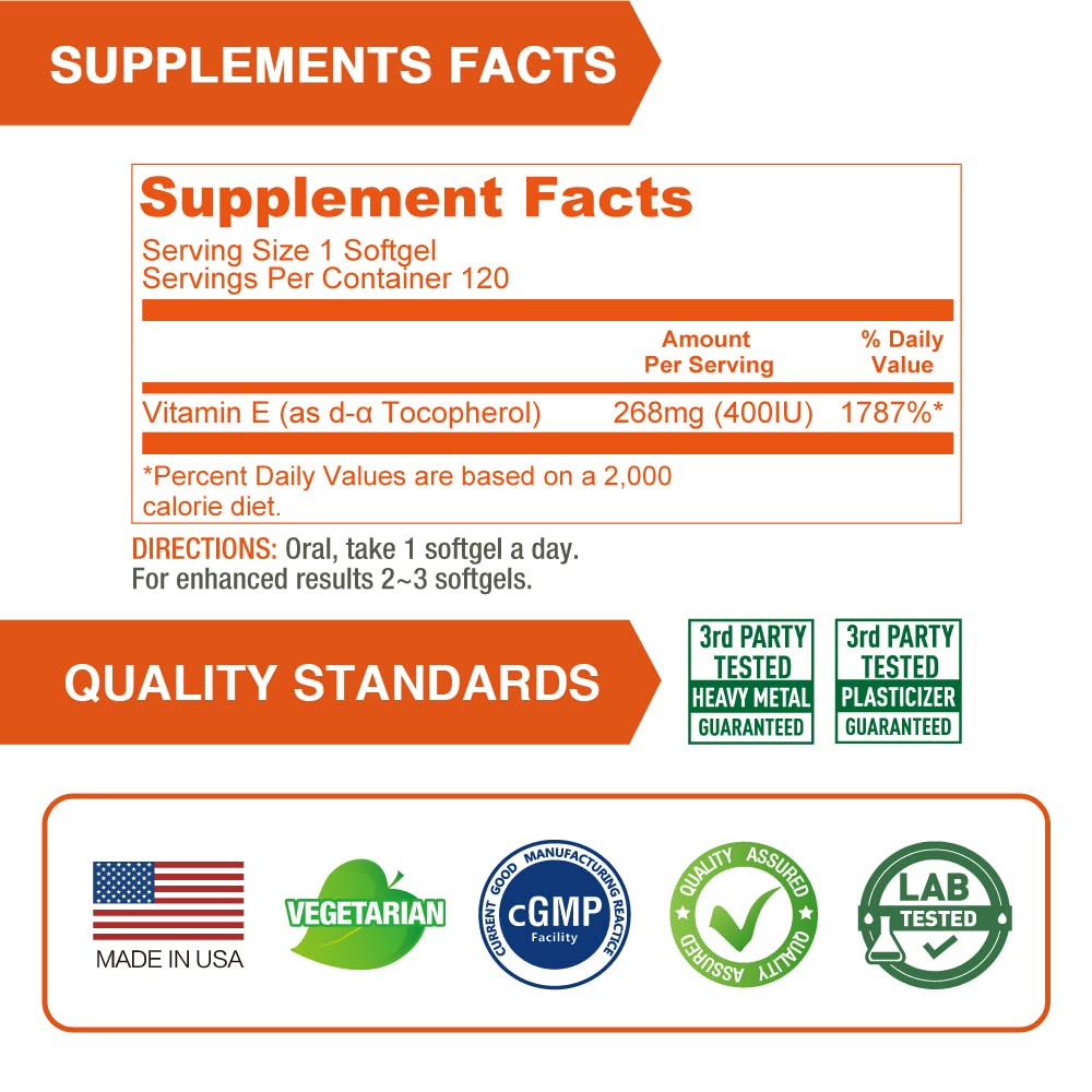 Lovita vitamina e cápsulas para uñas y sistema inmune