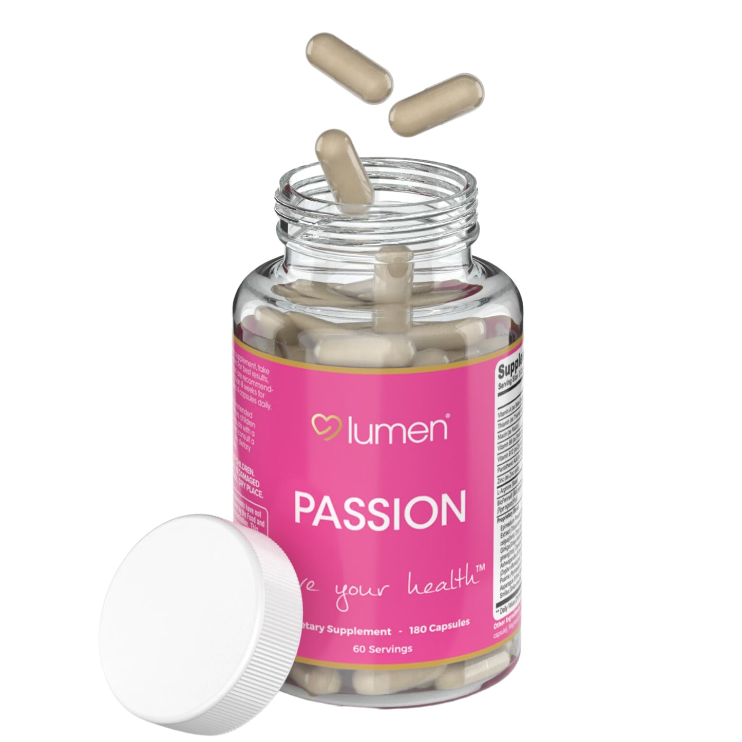 Lumen Naturals Passion for Women botella frontal