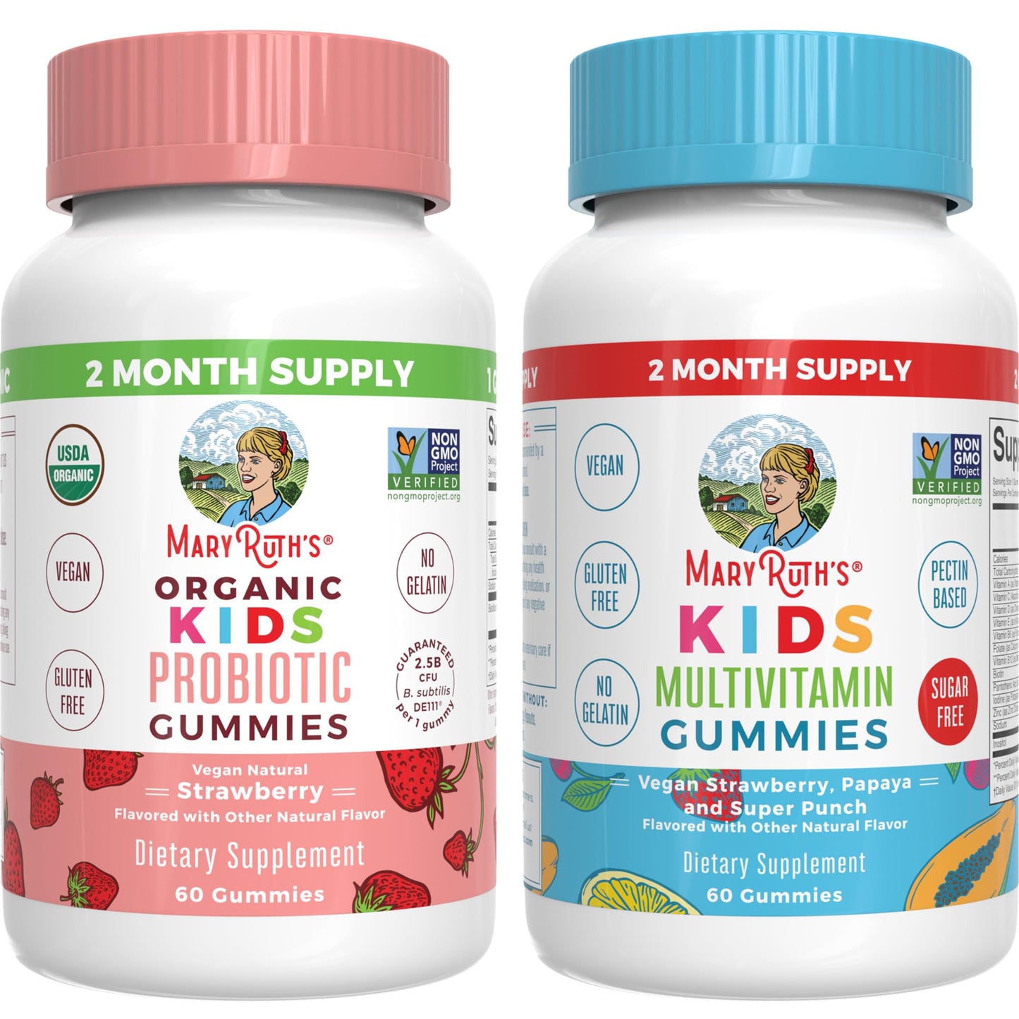 MaryRuth gominolas multivitaminas niños sabor fresa