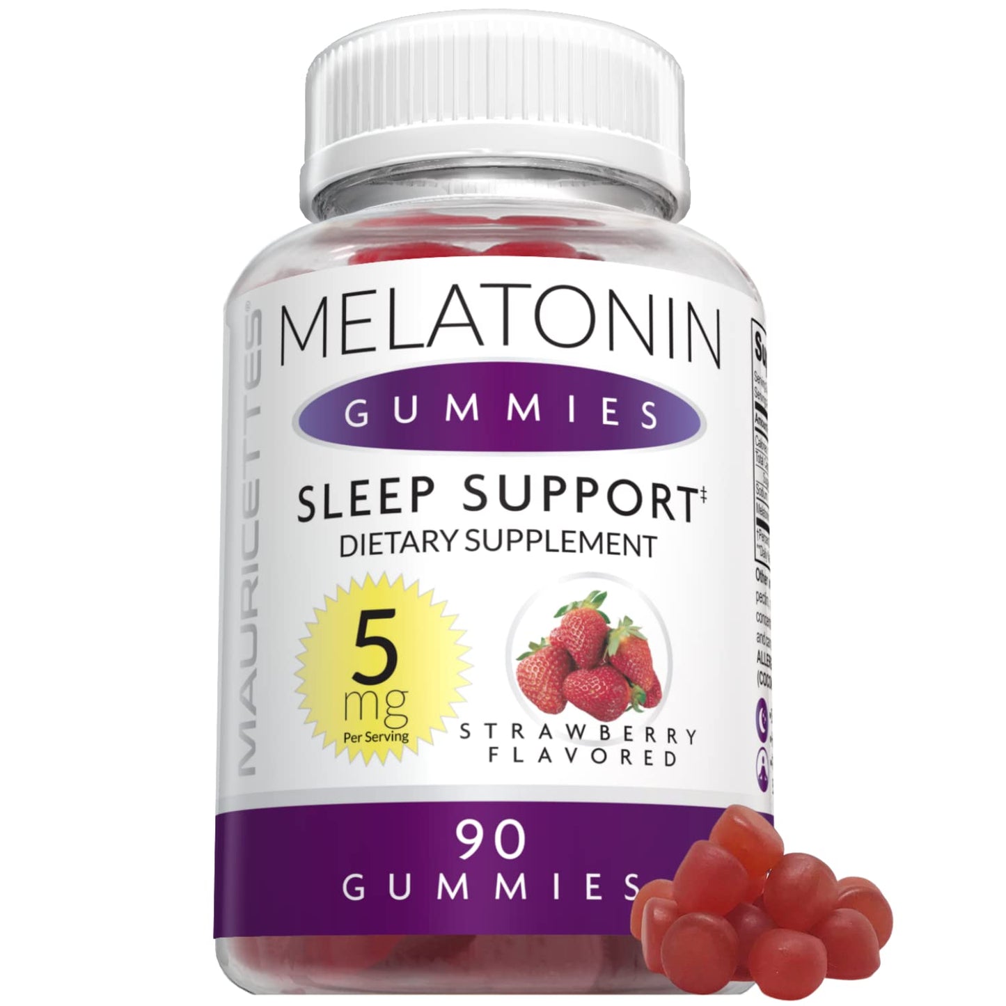 Mauricettes gomitas masticables vitamina D sabor cereza