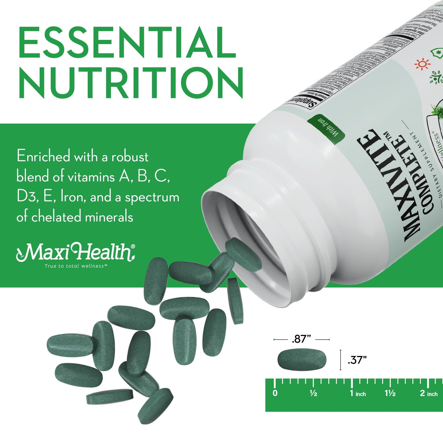 Maxi Health Tabletas Vitaminas 90 unidades