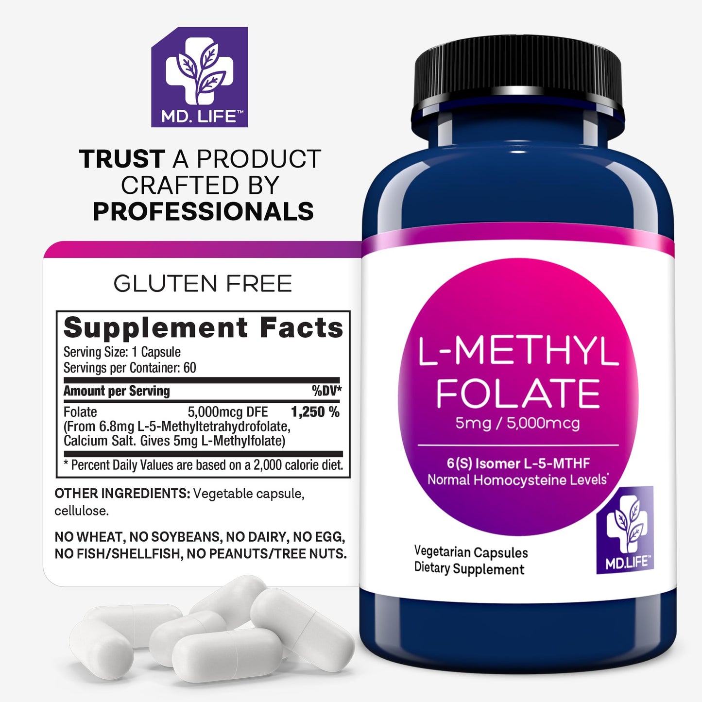 MD Life L-Metilfolato envase cerrado