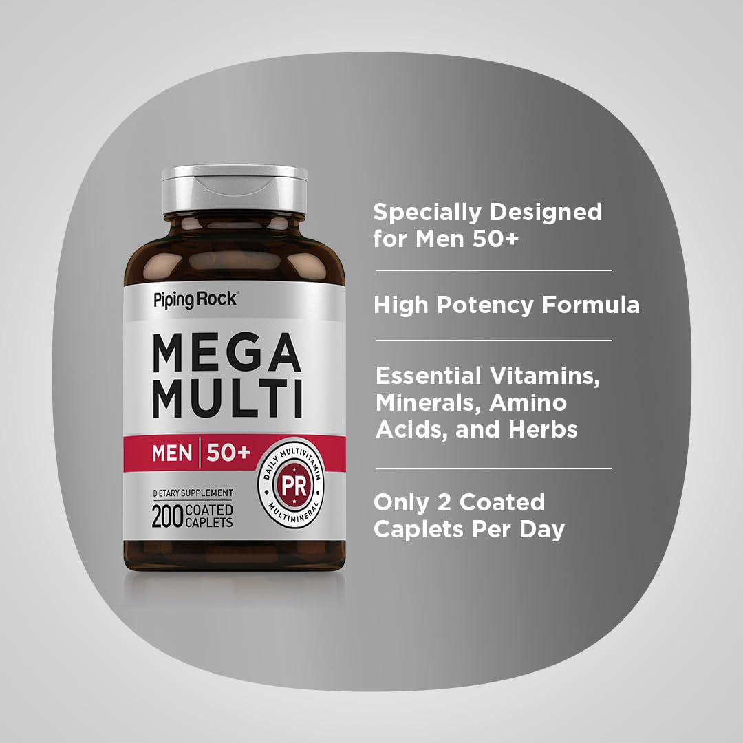 Mega Multi diseñado para hombres mayores de 50 años
