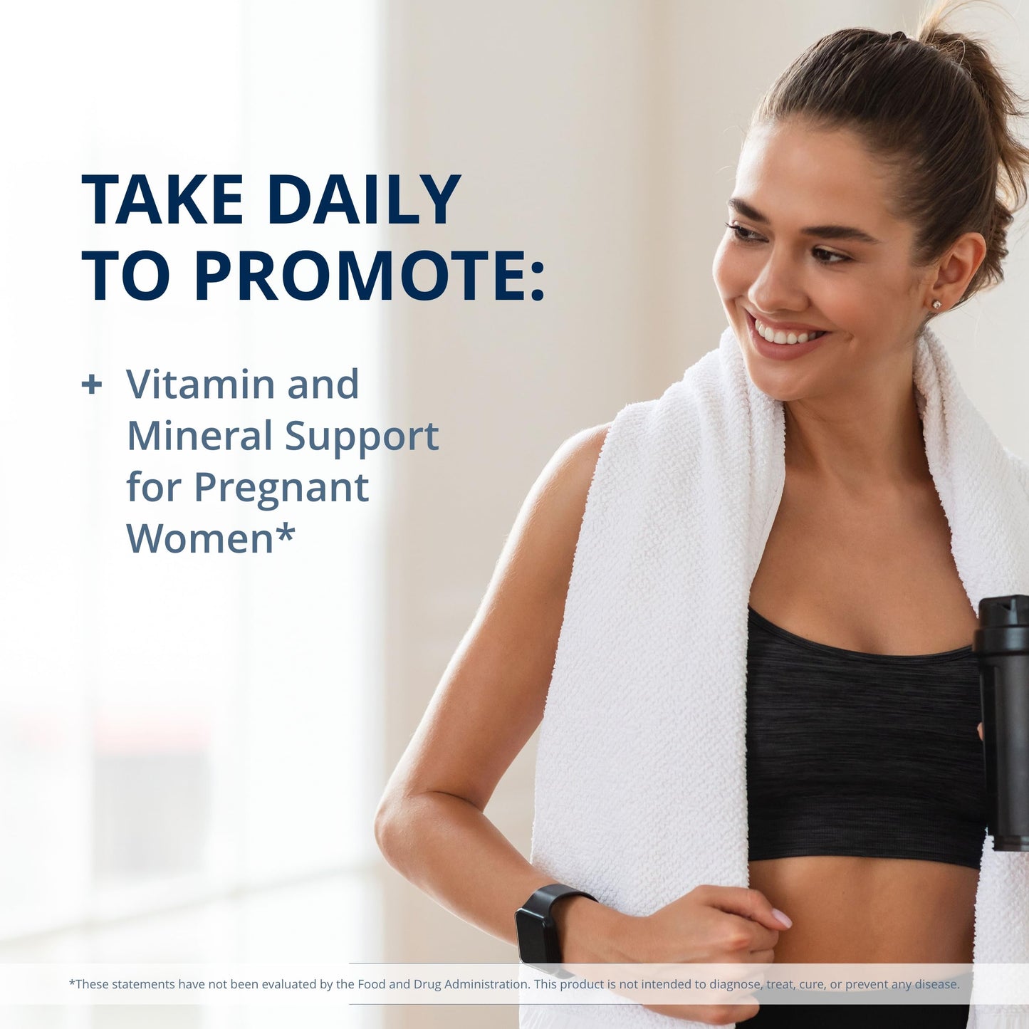 Metagenics Fem Prenatal con vitamina c y biotina para embarazo