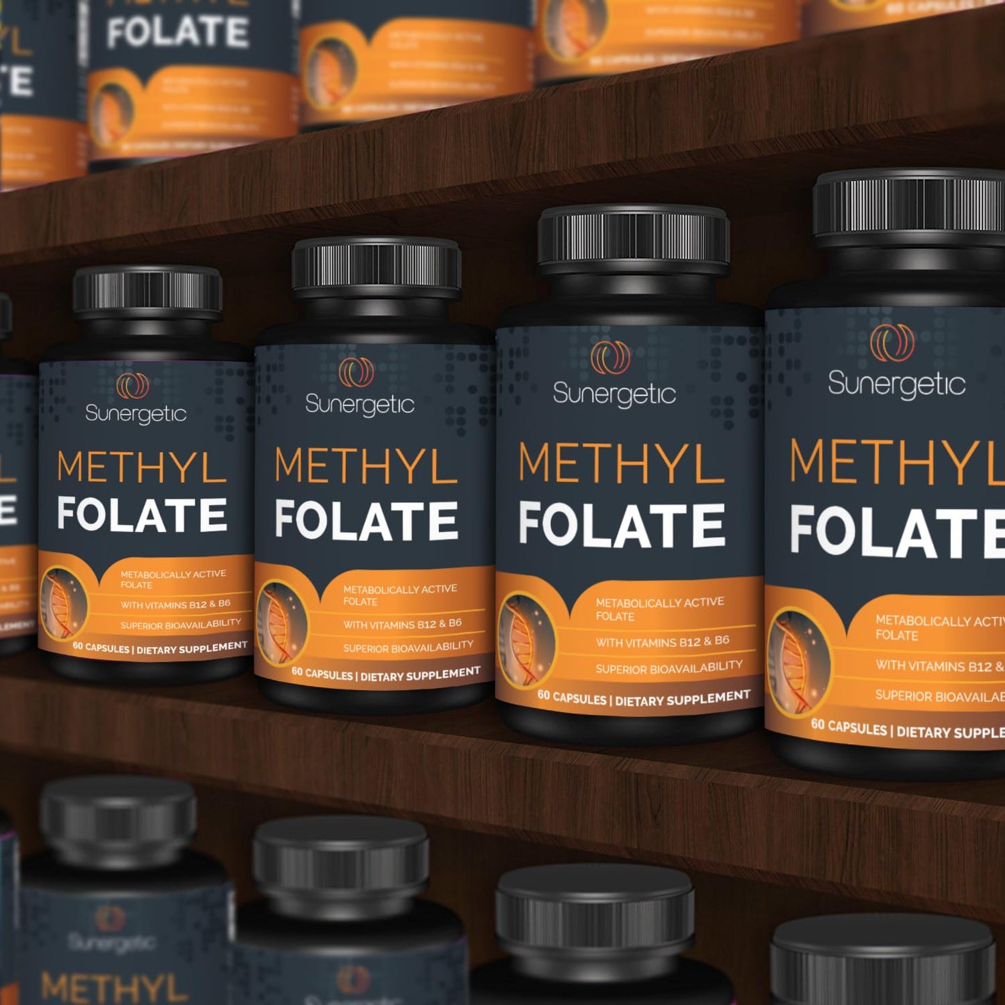 Metil folato con vitamina B12 Sunergetic