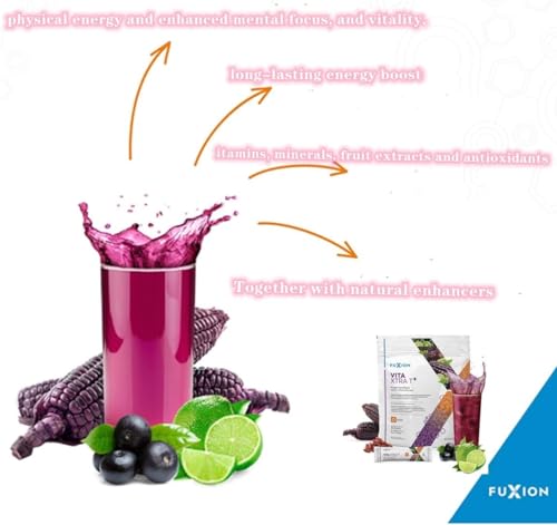 Mezcla limpia de vitaminas y antioxidantes