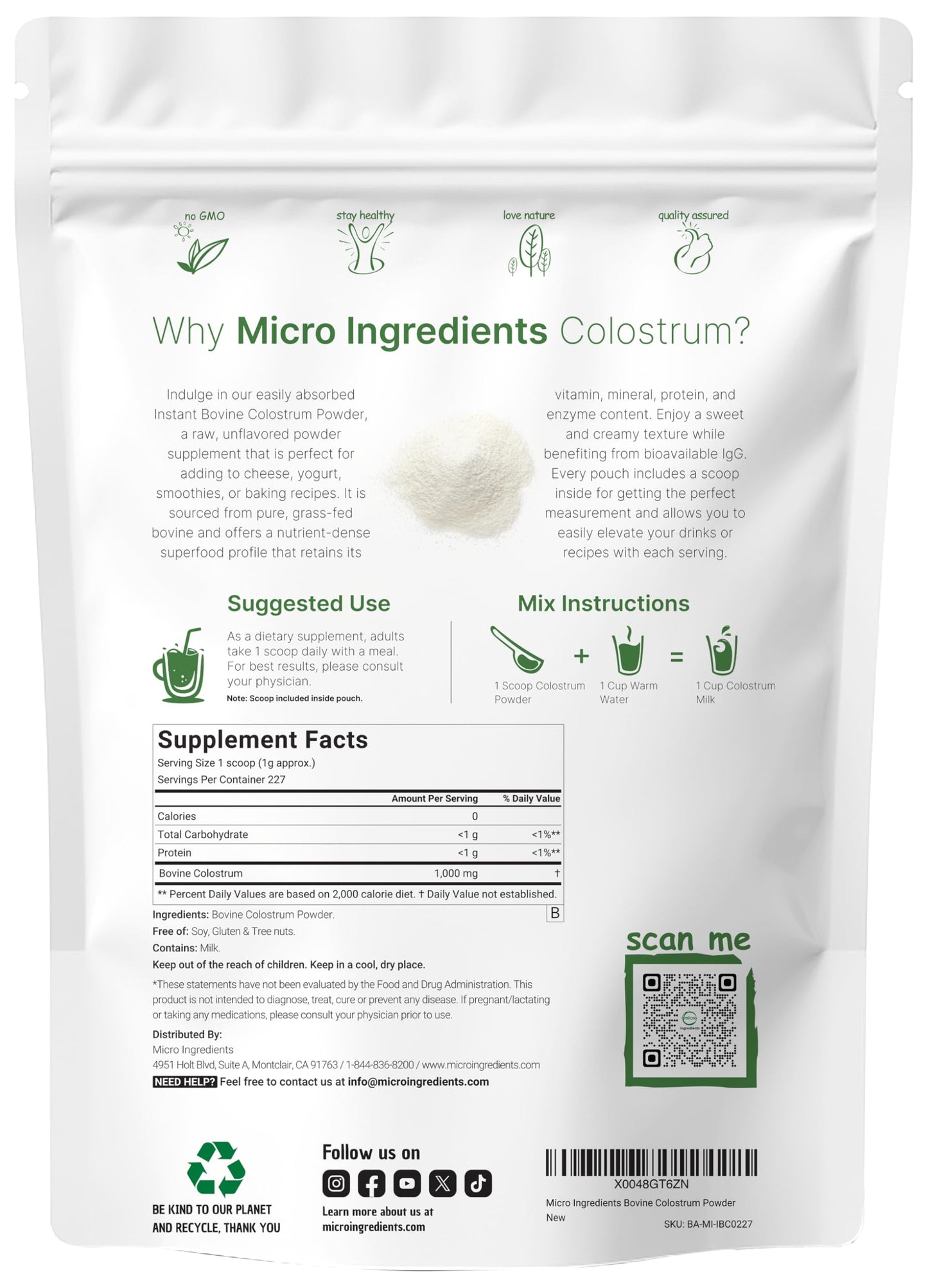 Micro Ingredients envase cápsulas blandas vitamina d3 k2