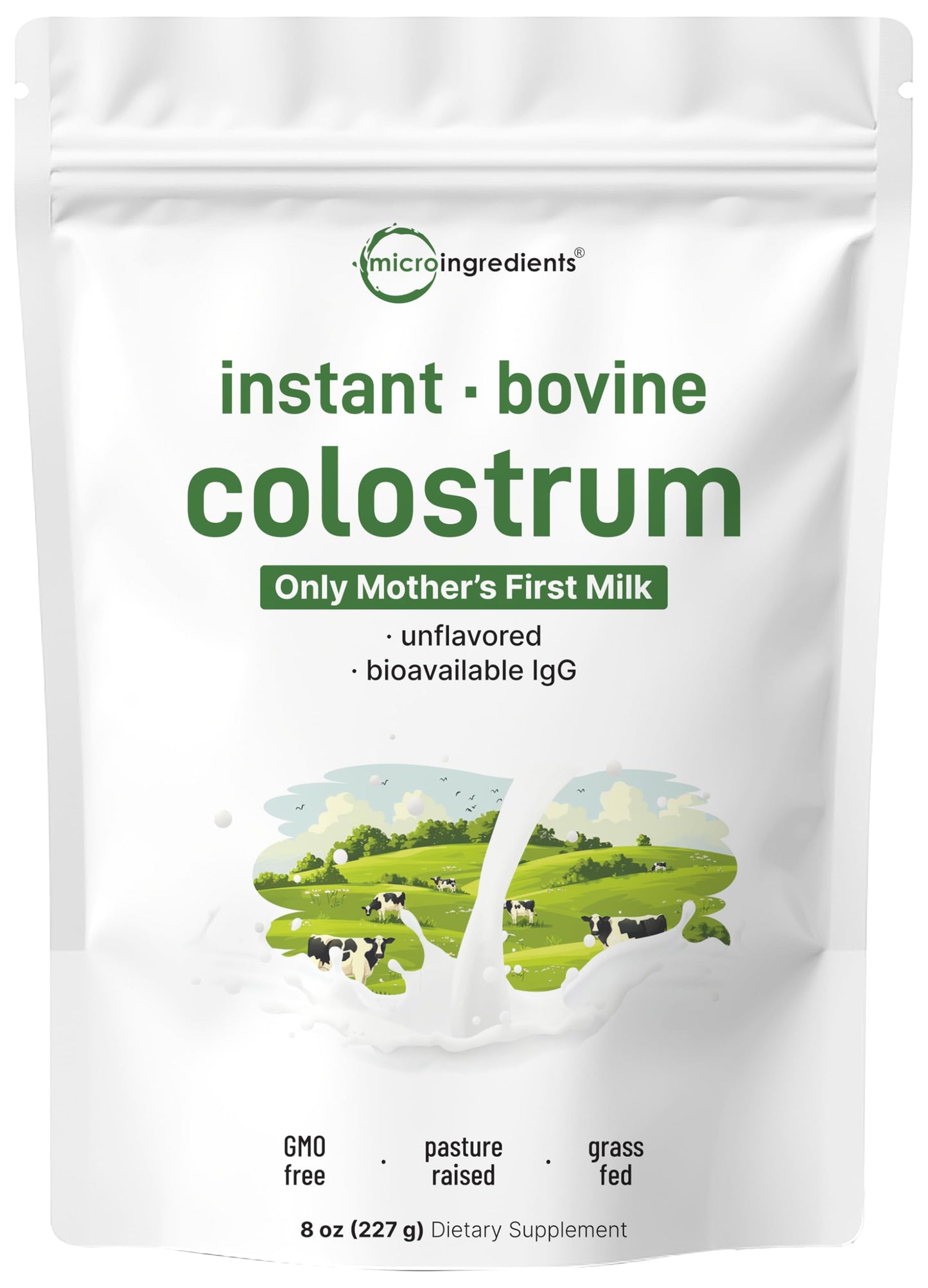 Micro Ingredients paquete doble suplemento vitamina d3 k2 y calostro