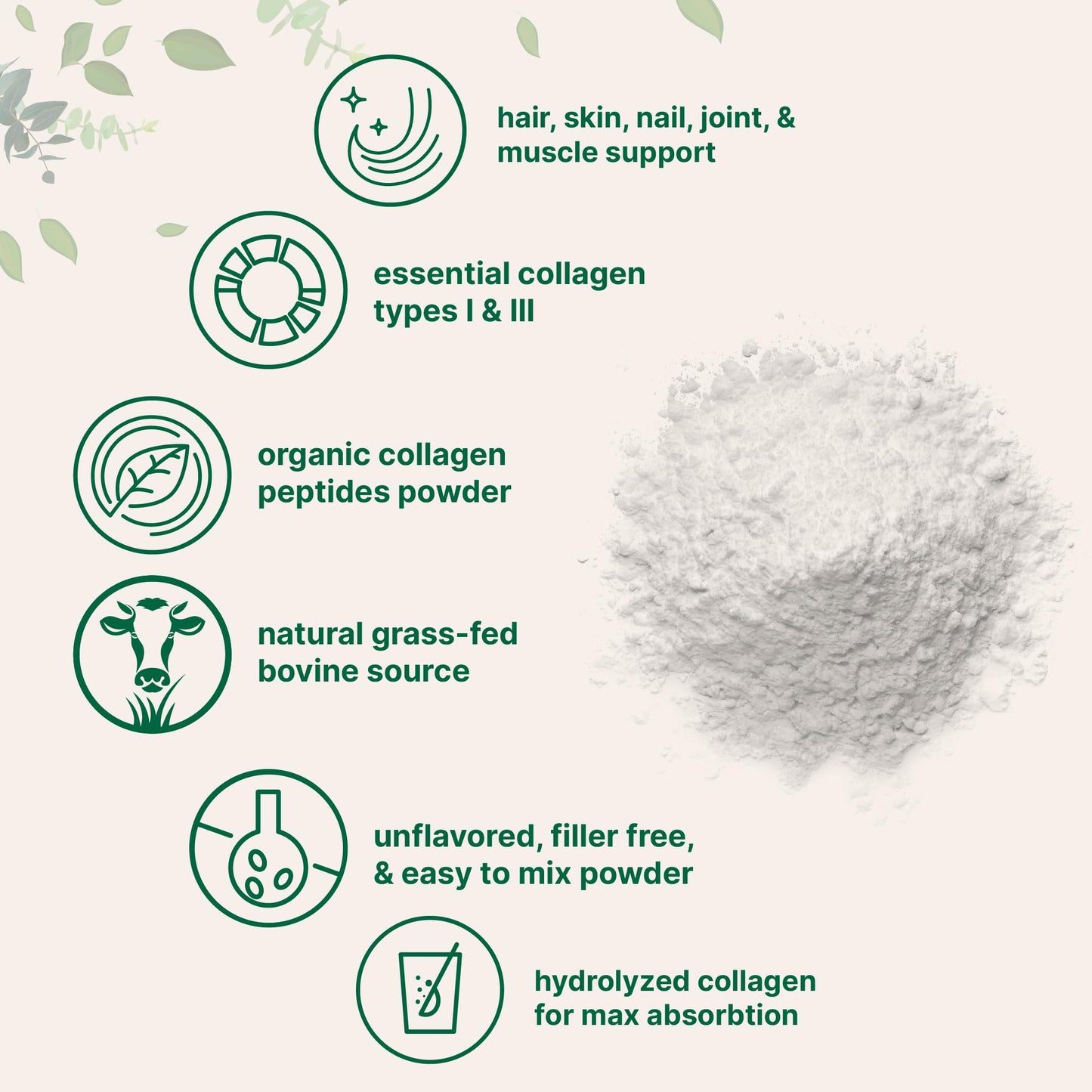 Micro Ingredients paquete vitaminas y colageno organico
