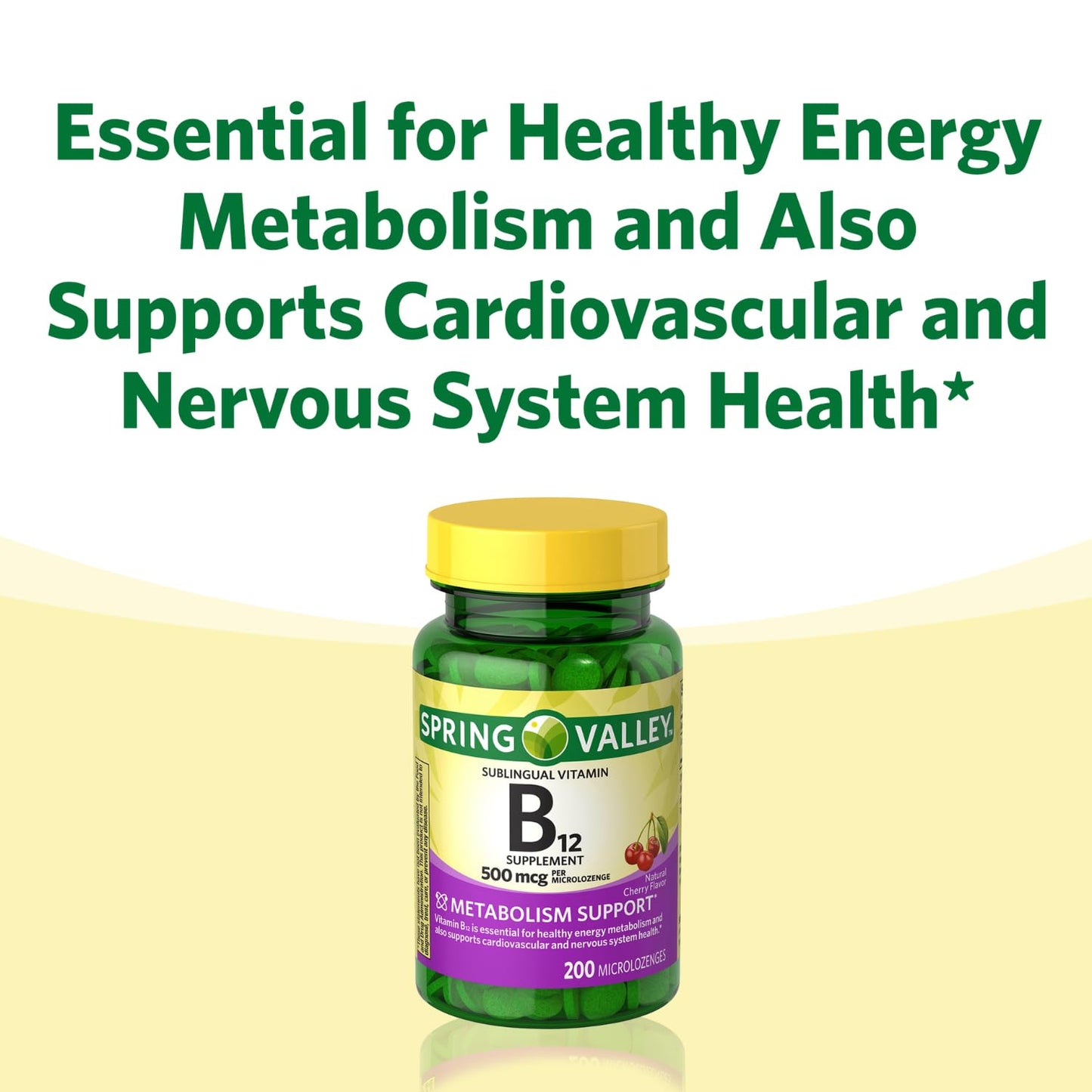 Micropastillas sublinguales vitamina B12 para salud energética diaria