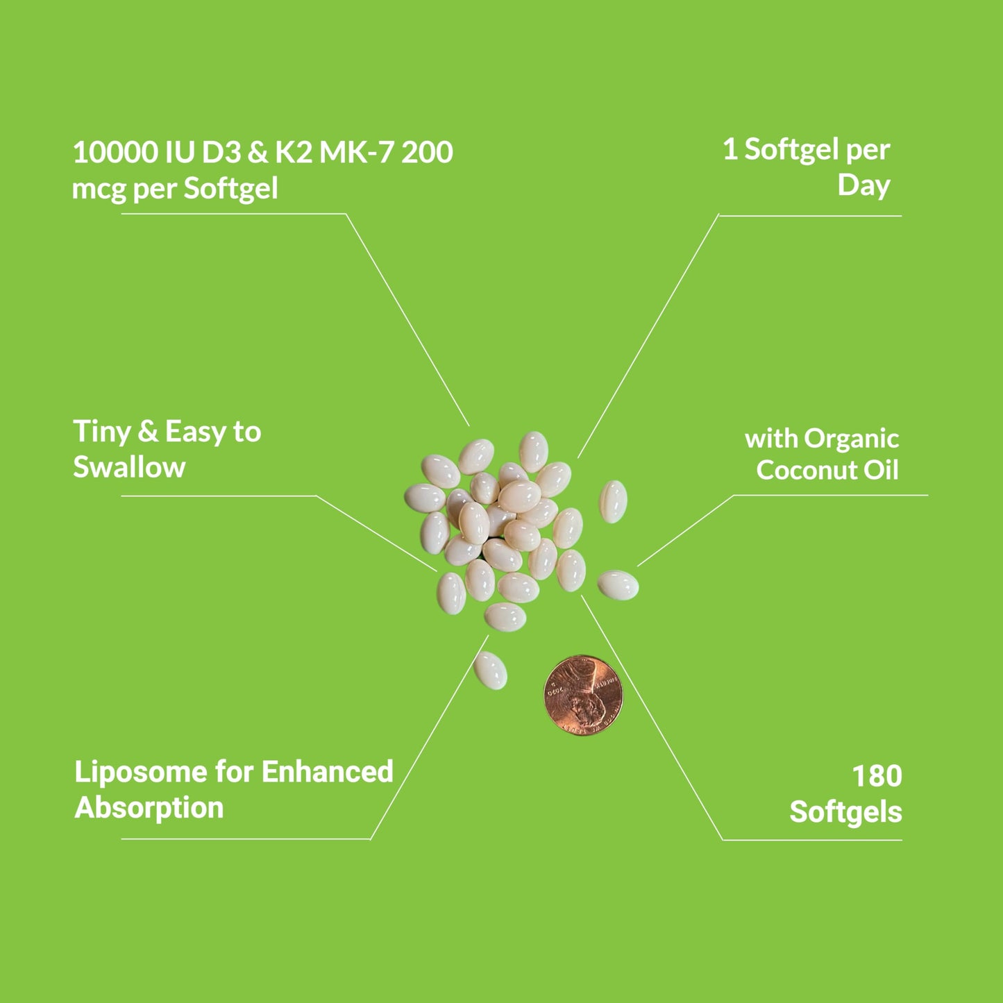 mini softgels de vitamina d3 k2 upnourish