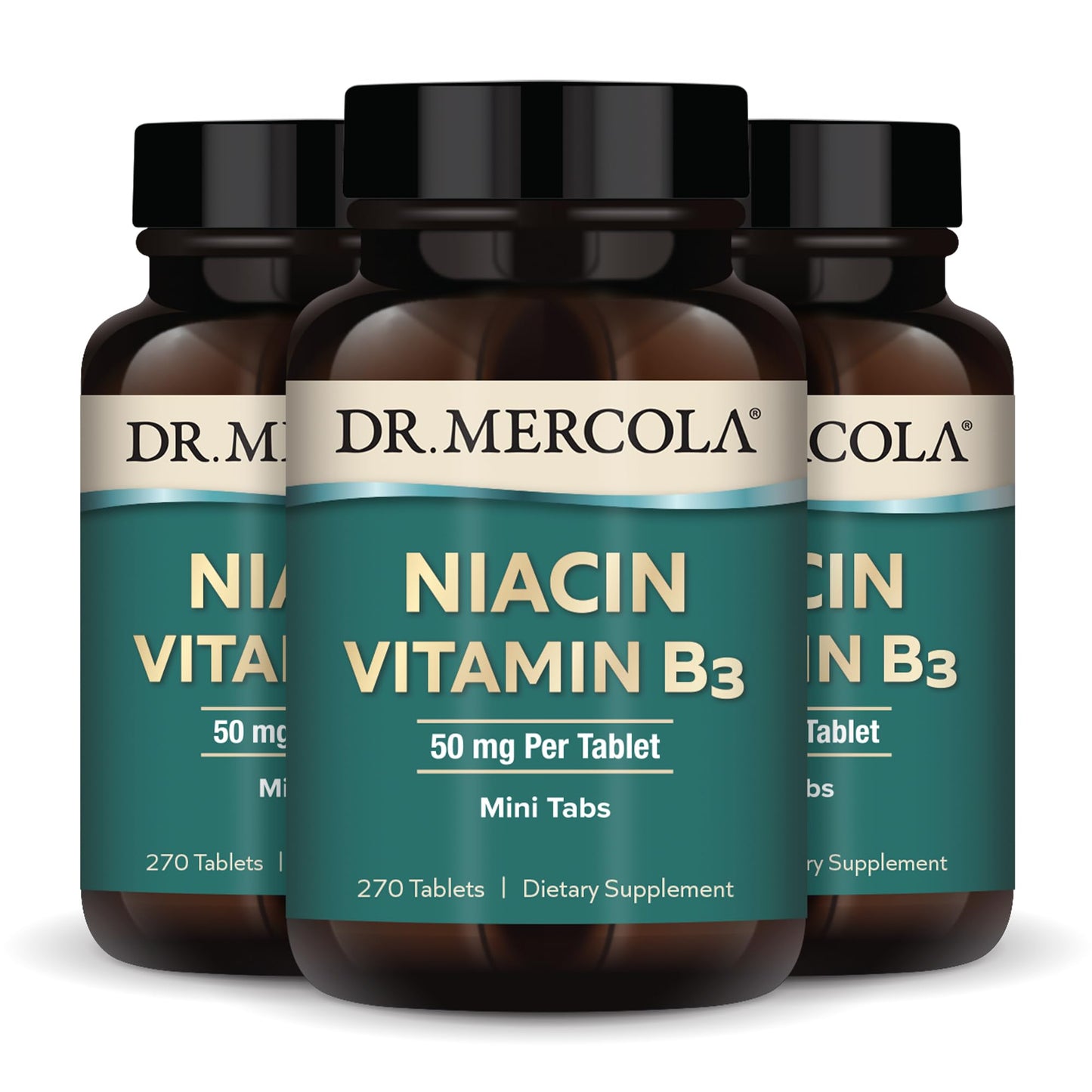 Mini tabletas niacina vitamina B3 Dr Mercola