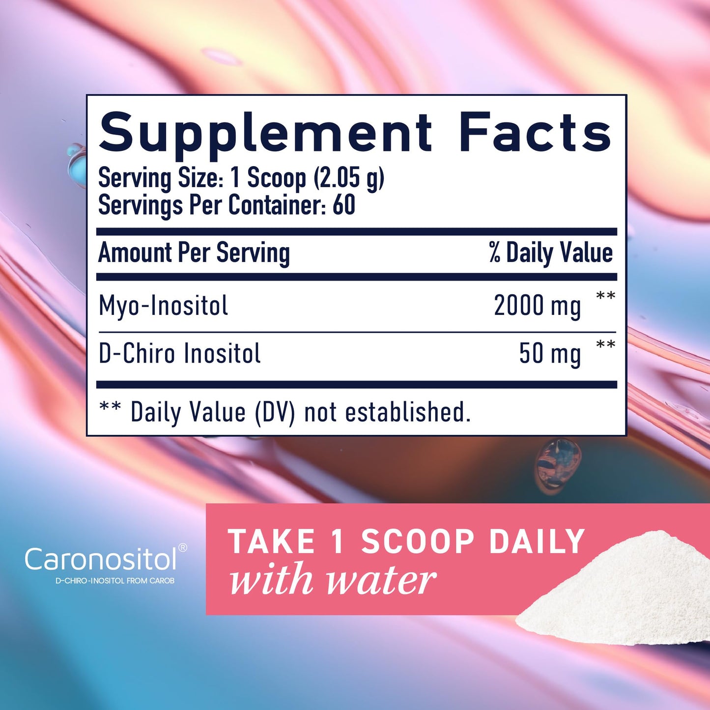 Mio Inositol y D-Ciro Inositol polvo 60 dosis