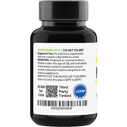 MONOHERB NADH caja lateral información