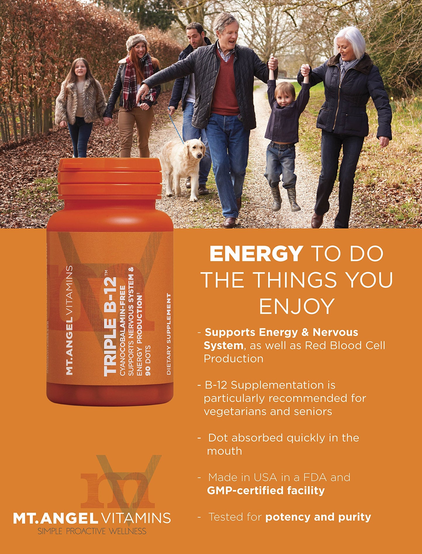 mt angel vitamins triple b12 puntos etiqueta nutricional