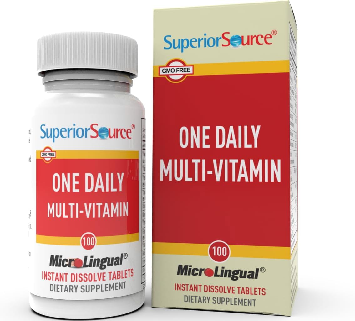 Botella de multivitamina Superior Source de 100 comprimidos