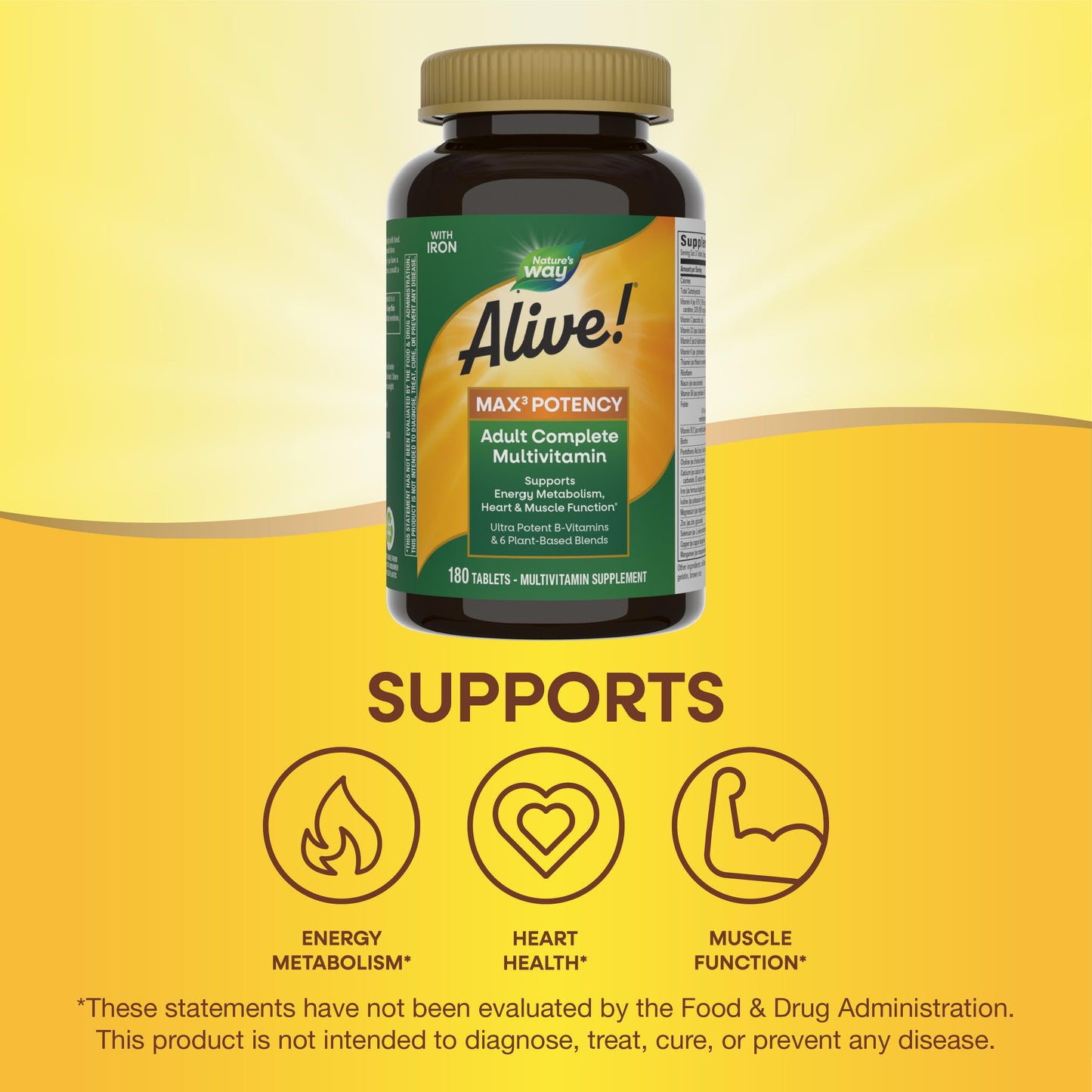 Multivitaminas Nature's Way apoyo energía y salud
