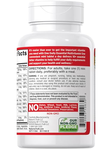 Multivitaminas diarias Nature's Truth apoyo completo