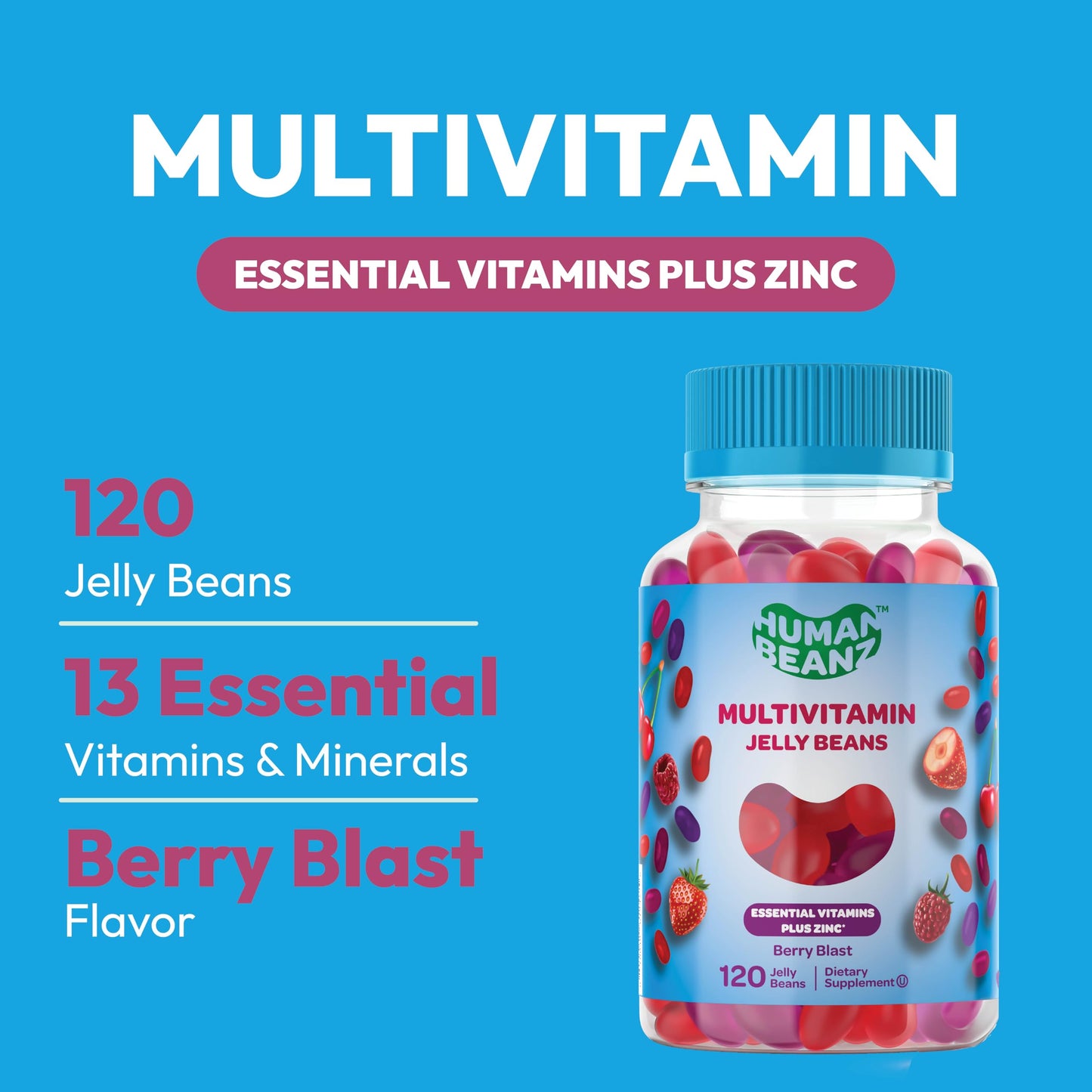 Multivitaminas en forma de jelly beans para adultos