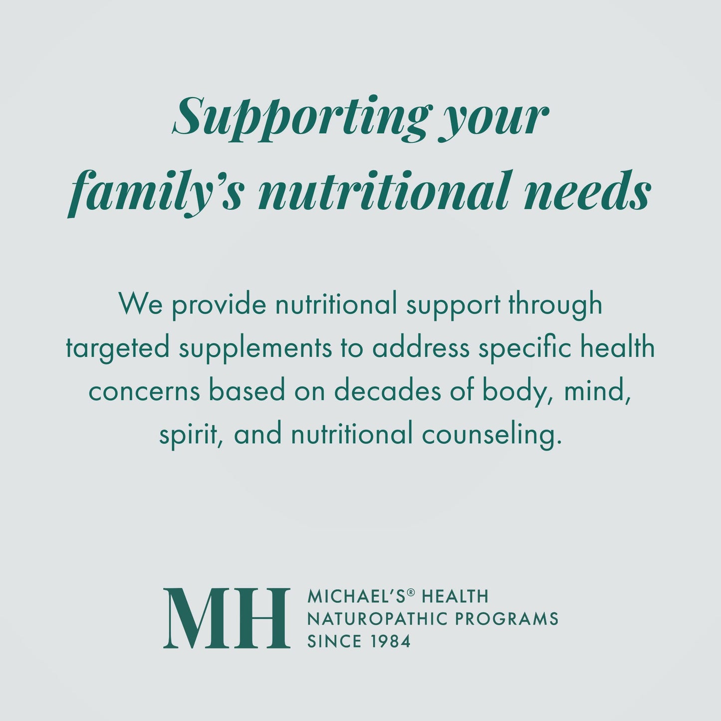 Multivitaminas naturales Michael's para toda la familia