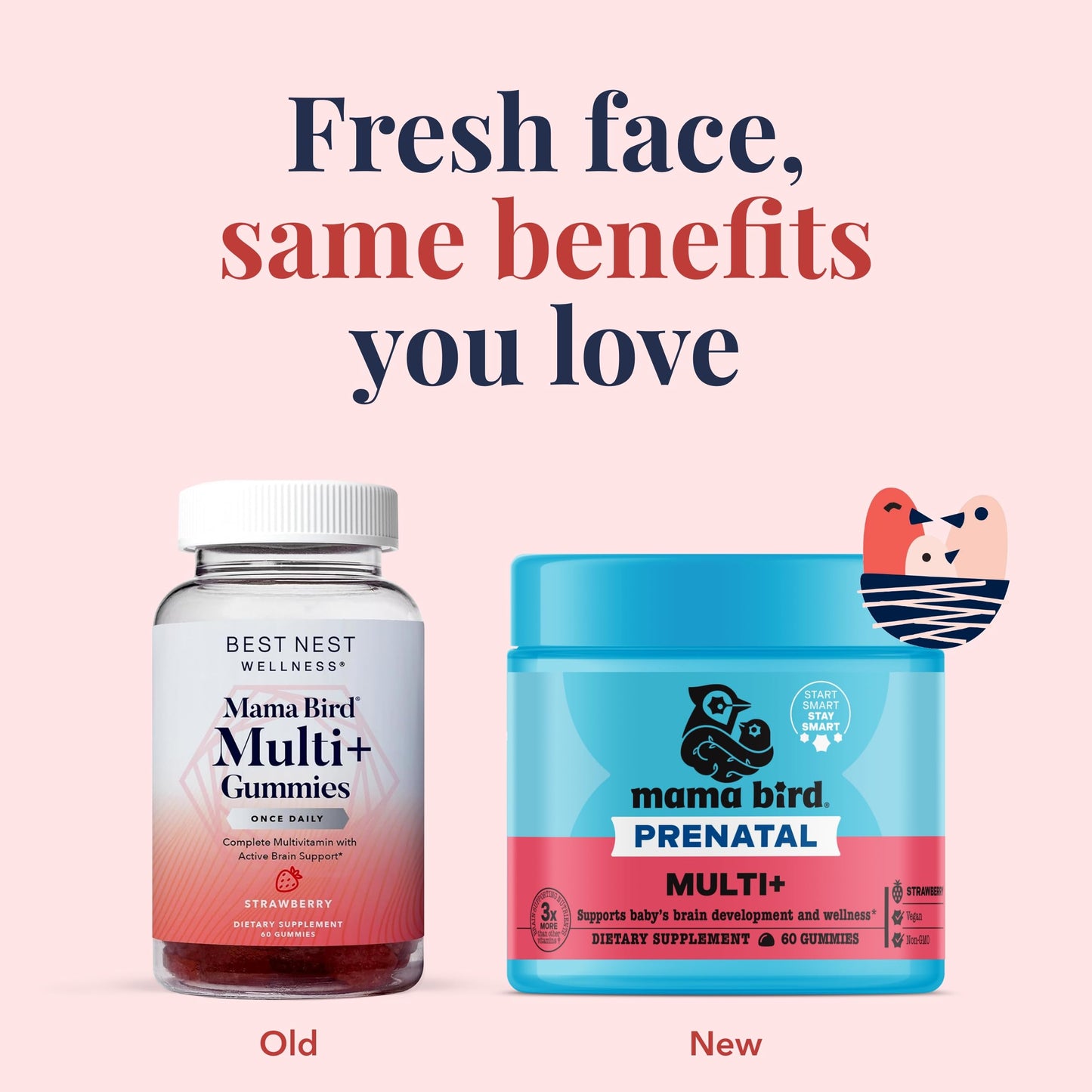 Multivitaminas prenatales con metilfolato y vitaminas B12 zinc